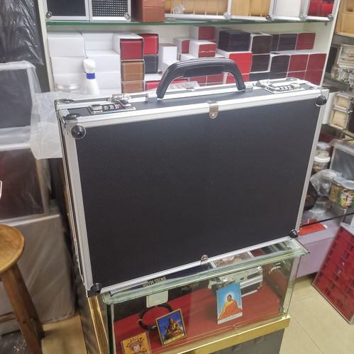 鋁合金手表箱 惠貞包裝 高檔軟座展示禮品箱 鋁材質加工翻蓋 型號408